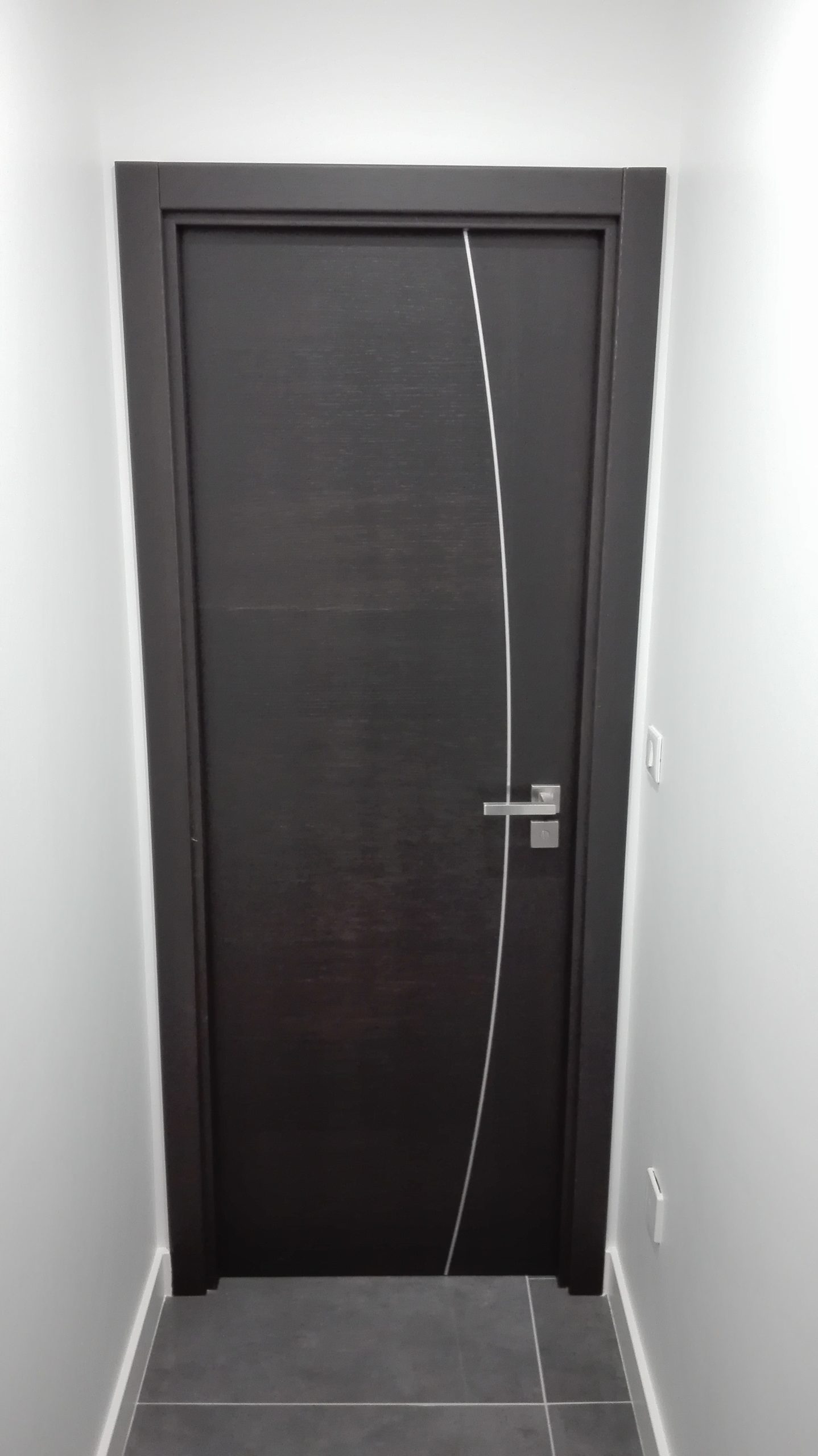 Portas preto / cinza escuro